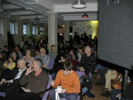 Pierwsze spotkanie poświęcone historii żydowskiej fermy rolniczej Hechaluc na Grochowie. Fot. Stowarzyszenie imienia Szymona An-skiego.