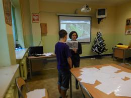 Warsztaty w Gimnazjum nr 22 im. gen. P. Szembeka przy ulicy Boremlowskiej. Fot. Stowarzyszenie imienia Szymona An-skiego.