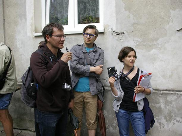 Spacer „O Grochowiakach, których już nie ma – spacer śladami historii Żydów na Grochowie”. Fot. Stowarzyszenie imienia Szymona An-skiego.