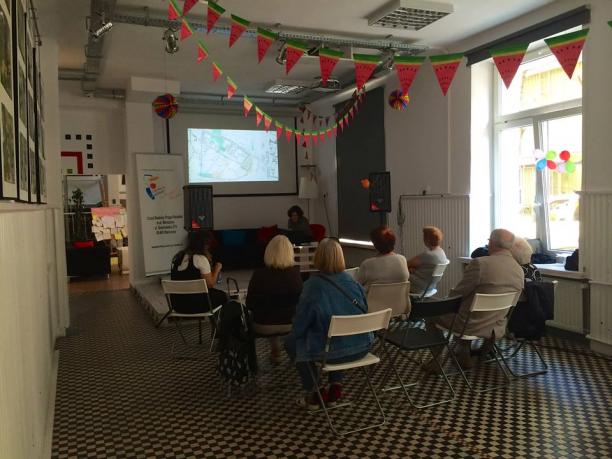 Spotkanie z seniorami w Centrum Społecznym PACA 40. Fot. Stowarzyszenie imienia Szymona An-skiego.