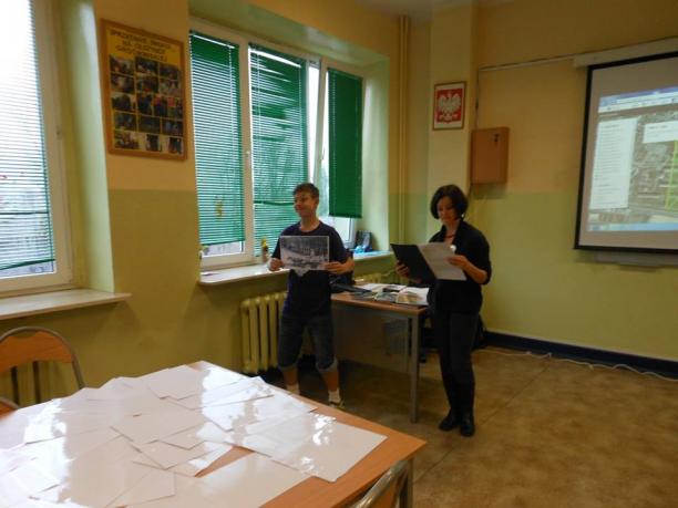 Warsztaty w Gimnazjum nr 22 im. gen. P. Szembeka przy ulicy Boremlowskiej. Fot. Stowarzyszenie imienia Szymona An-skiego.