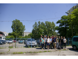 Grupa przewodników izraelskich związanych z organizacjami Habonim Dror, HaNoar HaOved VeHaLomed, HaShomer HaTzair i HaMahanot HaOlim. 2 lipca 2013 r.